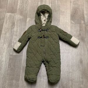 Quilted Green Kids Bodysuit
